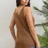 Knit Tank Top - Tan