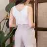 Knit Tank Top - Ivory