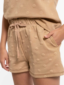 Swiss Dot Lounge Set - Camel