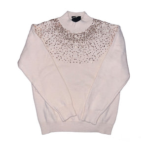 Sparkle Shower Sweater - Light pink & Rose Gold