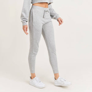 French Terry Cuffed Skinny Joggers
