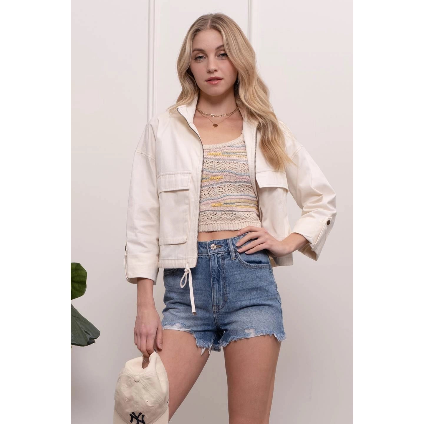 Utility Jacket - Ivory